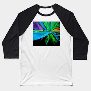 Aurora Borealis 11 Baseball T-Shirt